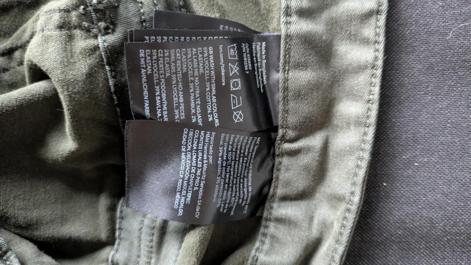 Image for Pantalons kaki