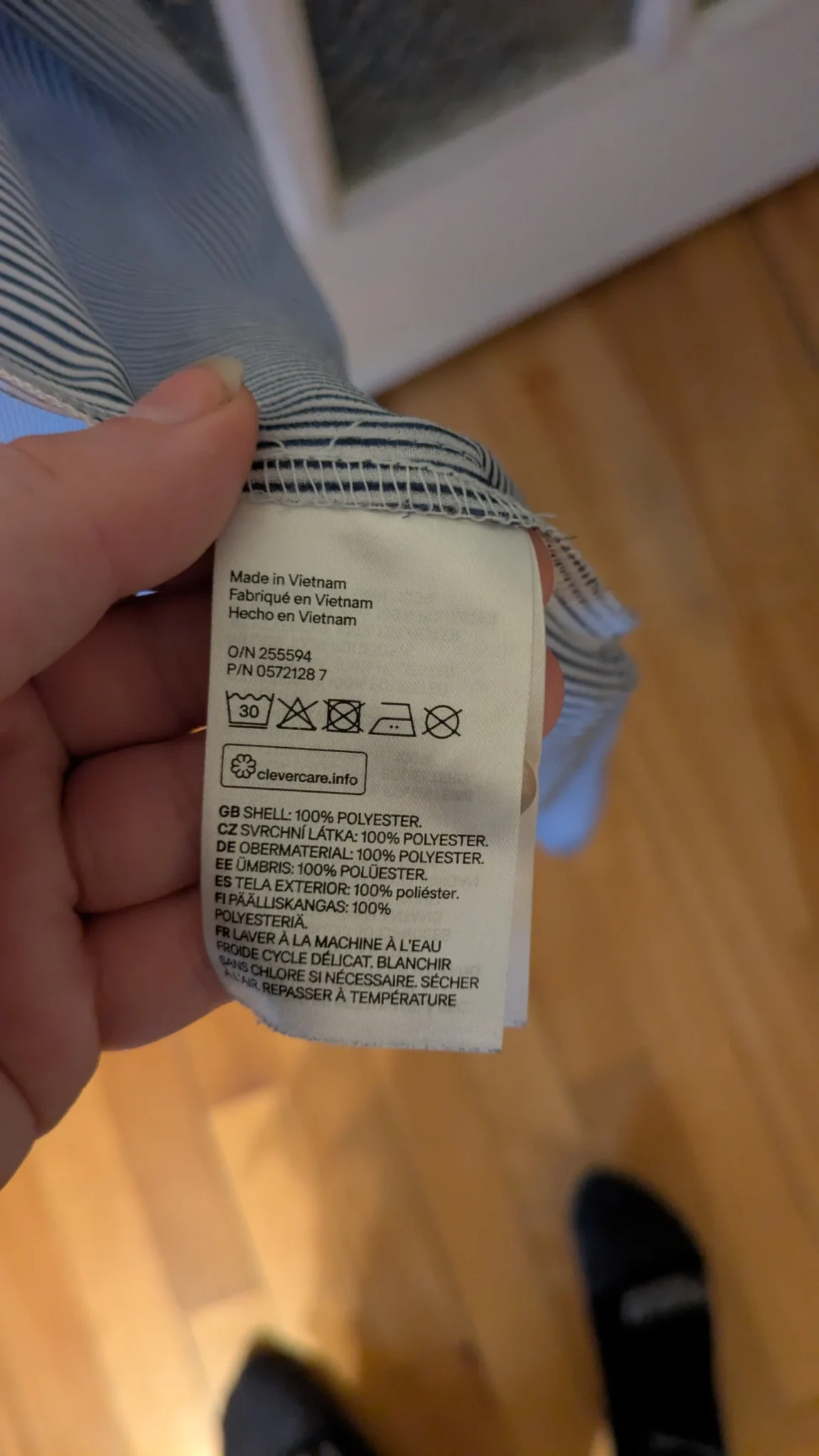 Image for Blouse sans manche rayée