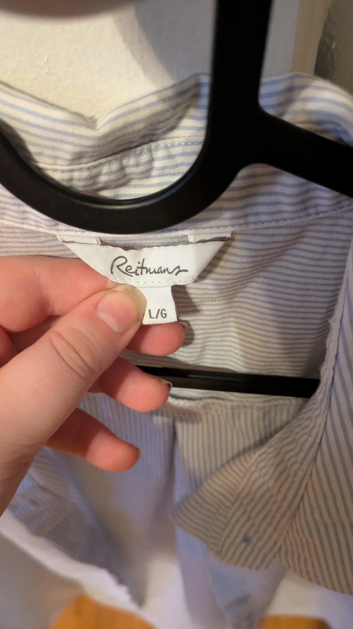 Image for Blouse sans manche rayée bleu et blanc