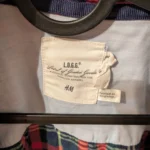 Thumbnail for Blouse manches longues rayée rouge et vert