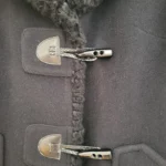 Thumbnail for Coat: 50% angora, 50% virgin wool, with rabbit fur trim. Luxury vintage piece, made in Germany