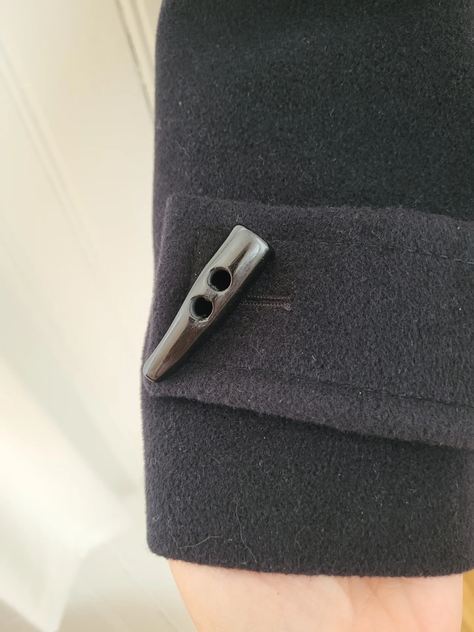 Image for Coat: 50% angora, 50% virgin wool, with rabbit fur trim. Luxury vintage piece, made in Germany
