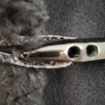 Thumbnail for Coat: 50% angora, 50% virgin wool, with rabbit fur trim. Luxury vintage piece, made in Germany