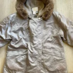 Thumbnail for Vintage Linda Lundström La Parka 3-in-1 Coat Heather Grey Taupe Small
