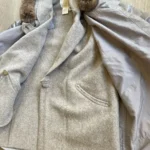 Thumbnail for Vintage Linda Lundström La Parka 3-in-1 Coat Heather Grey Taupe Small