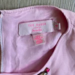 Thumbnail for Ted Baker London Arleen Pink Embellished Pleated Shift Dress Size 4