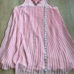 Thumbnail for Ted Baker London Arleen Pink Embellished Pleated Shift Dress Size 4