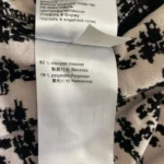 Thumbnail for Marc Cain Black White Knit Turtleneck Dress Flounce Hem