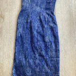 Thumbnail for Banana Republic x Piece & Co Strapless Silk Blend Twist Front Cocktail Dress