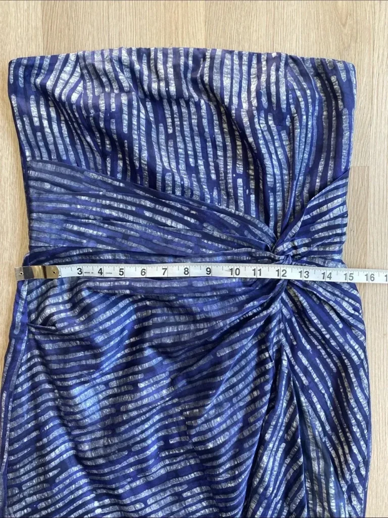 Image for Banana Republic x Piece & Co Strapless Silk Blend Twist Front Cocktail Dress
