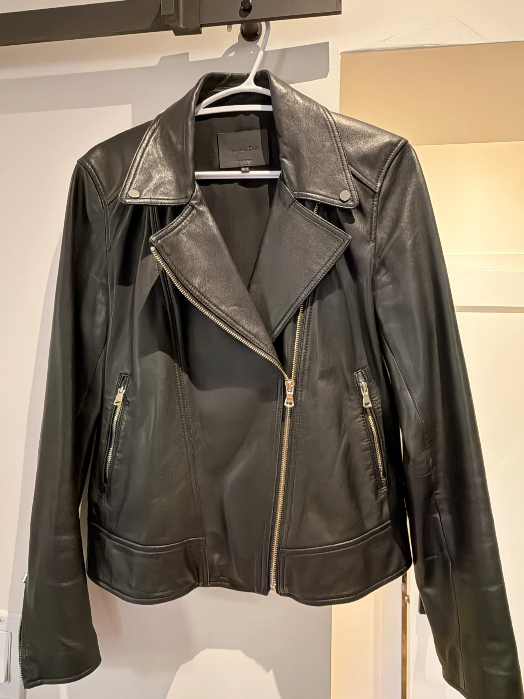 Leather jacket Massimo Dutti seconde main