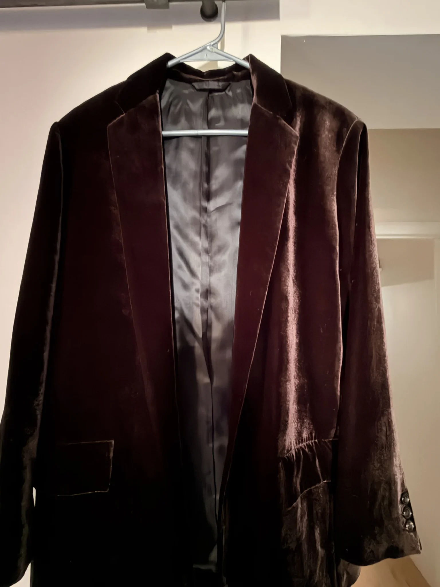 Image for Brown velvet jacket