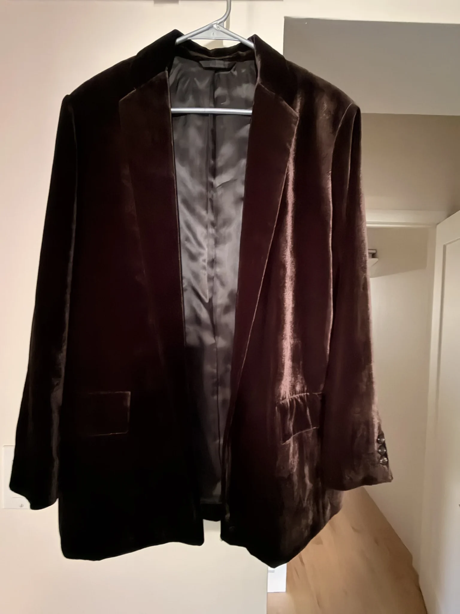 Image for Brown velvet jacket