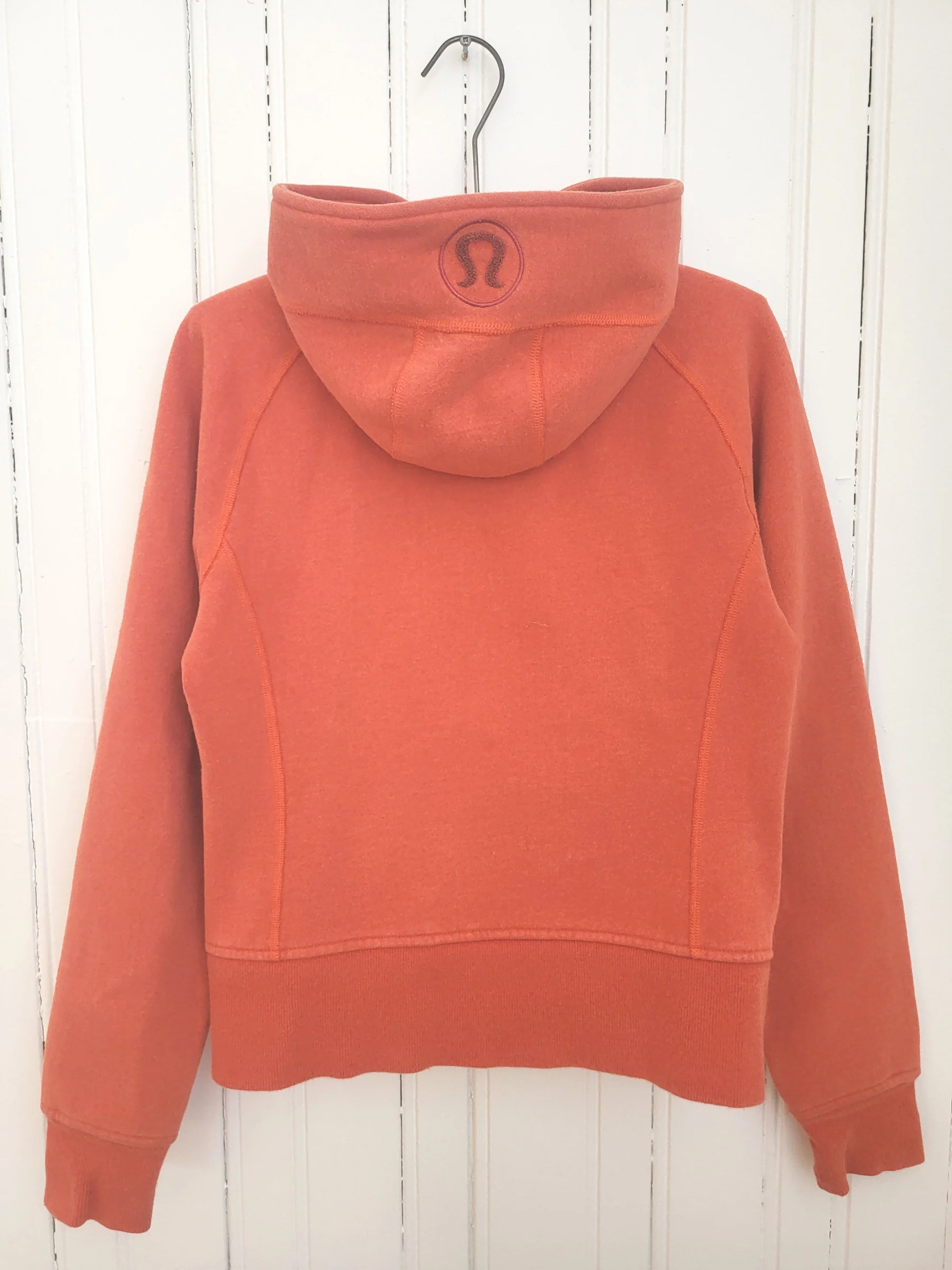 Lululemon Vintage Scuba Hoodie Orange –  Logo Lululemon seconde main