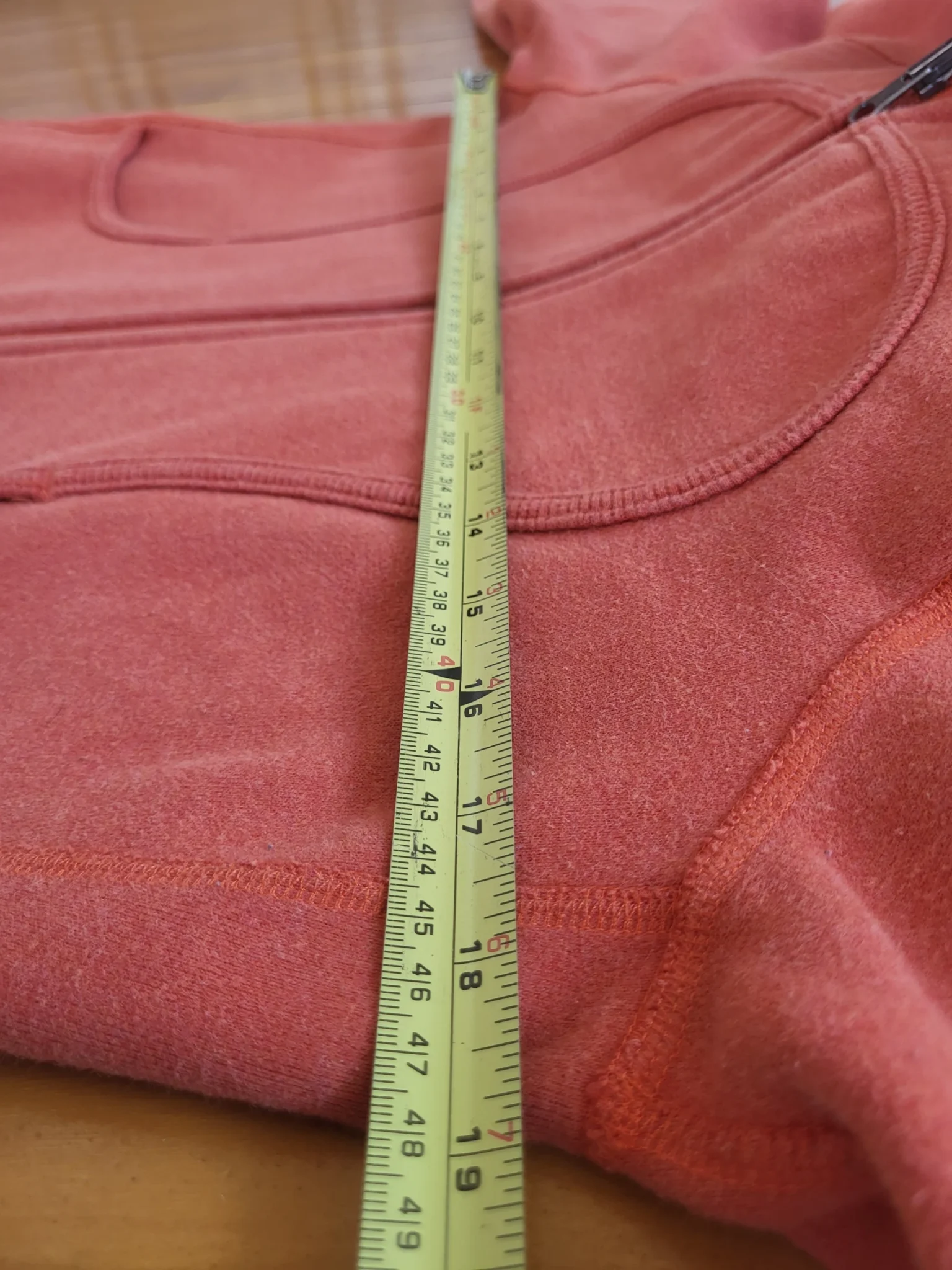 Image for Lululemon Vintage Scuba Hoodie Orange –  Logo