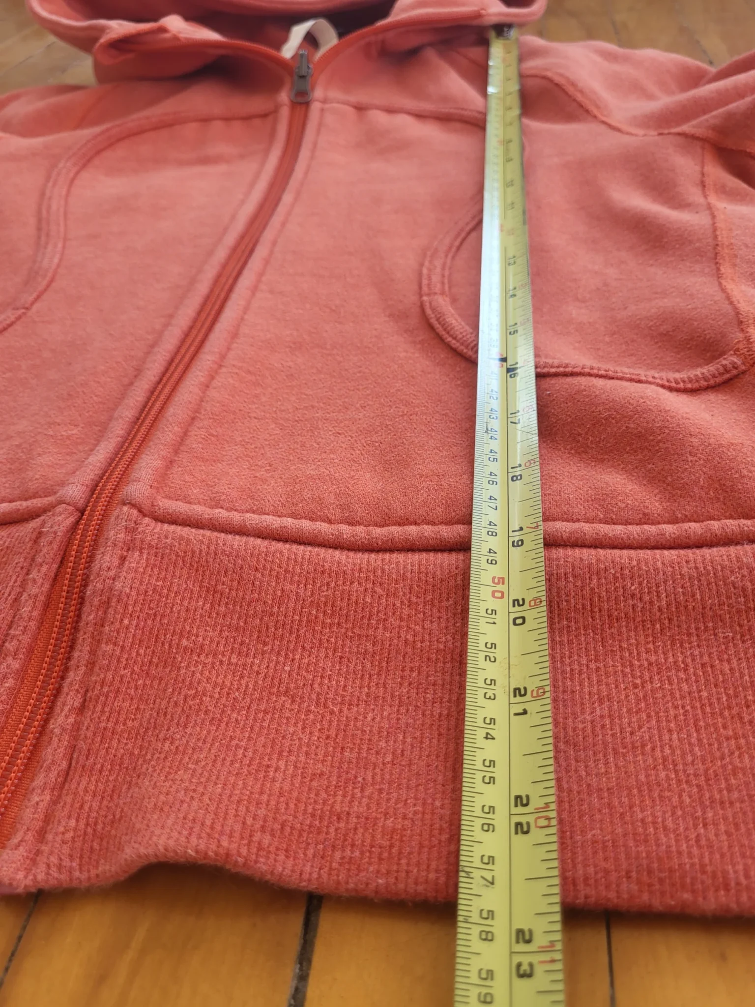 Image for Lululemon Vintage Scuba Hoodie Orange –  Logo