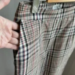 Thumbnail for ISA ARFEN tailored plaid pants