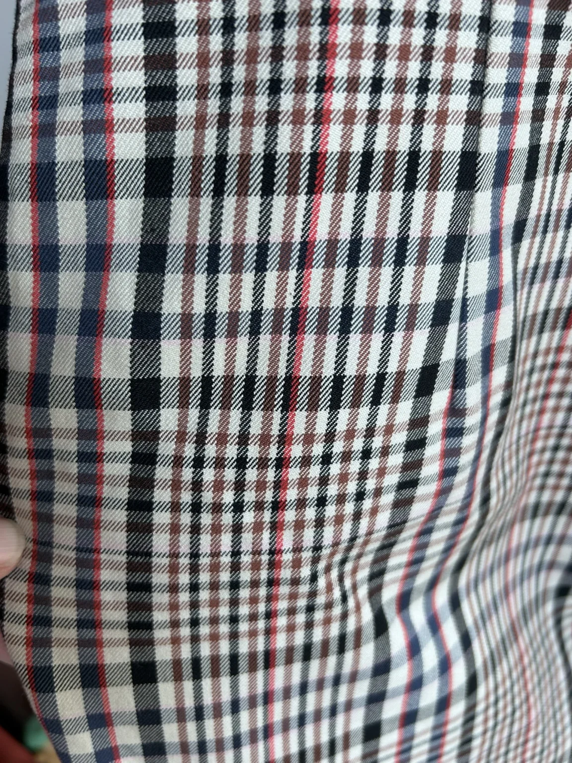 Image for ISA ARFEN tailored plaid pants