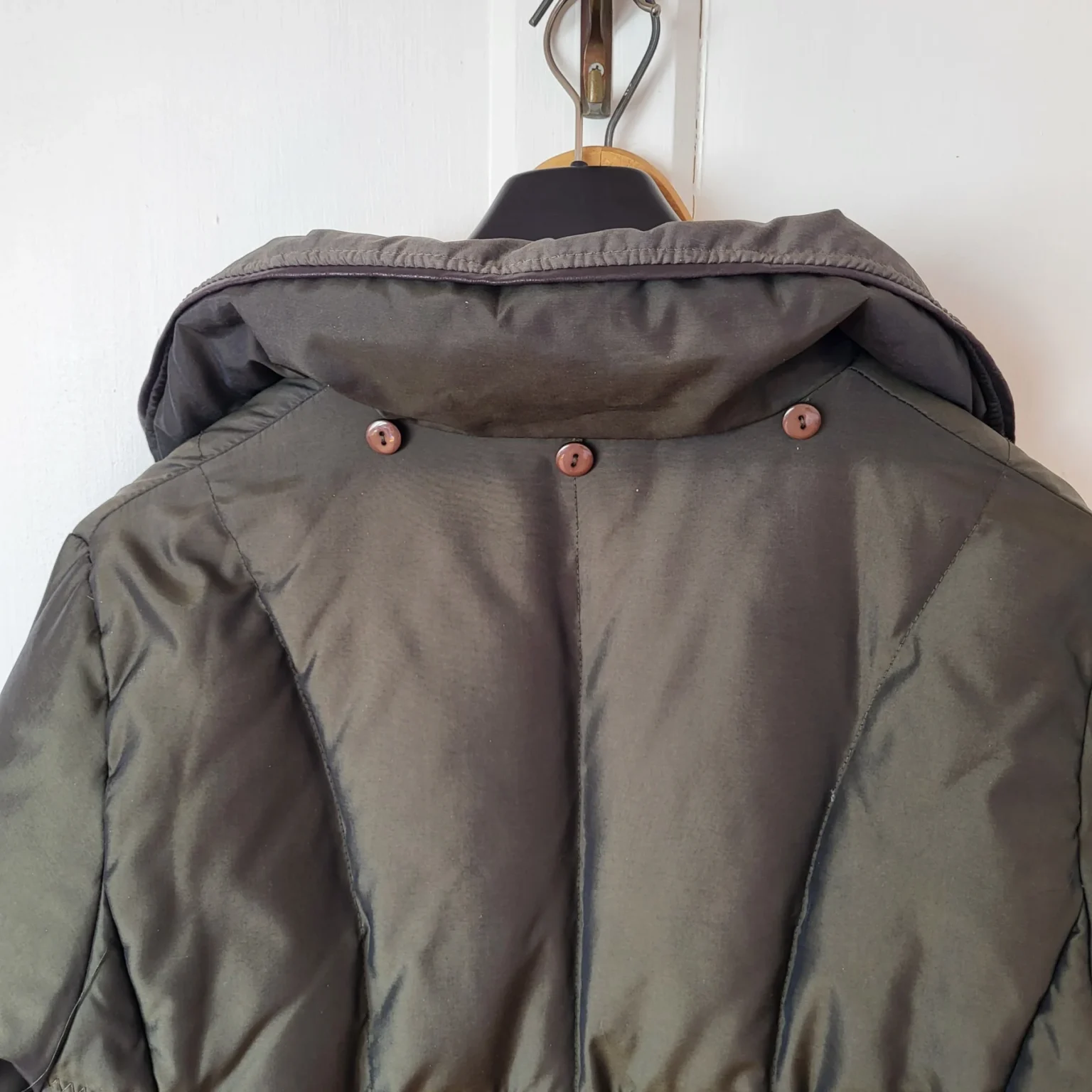 Image for Down and feather winter coat Olive Green