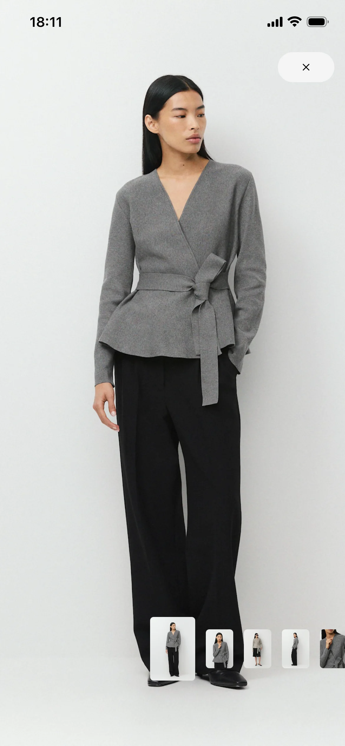 Aritzia | black wrap cardigan Aritzia seconde main