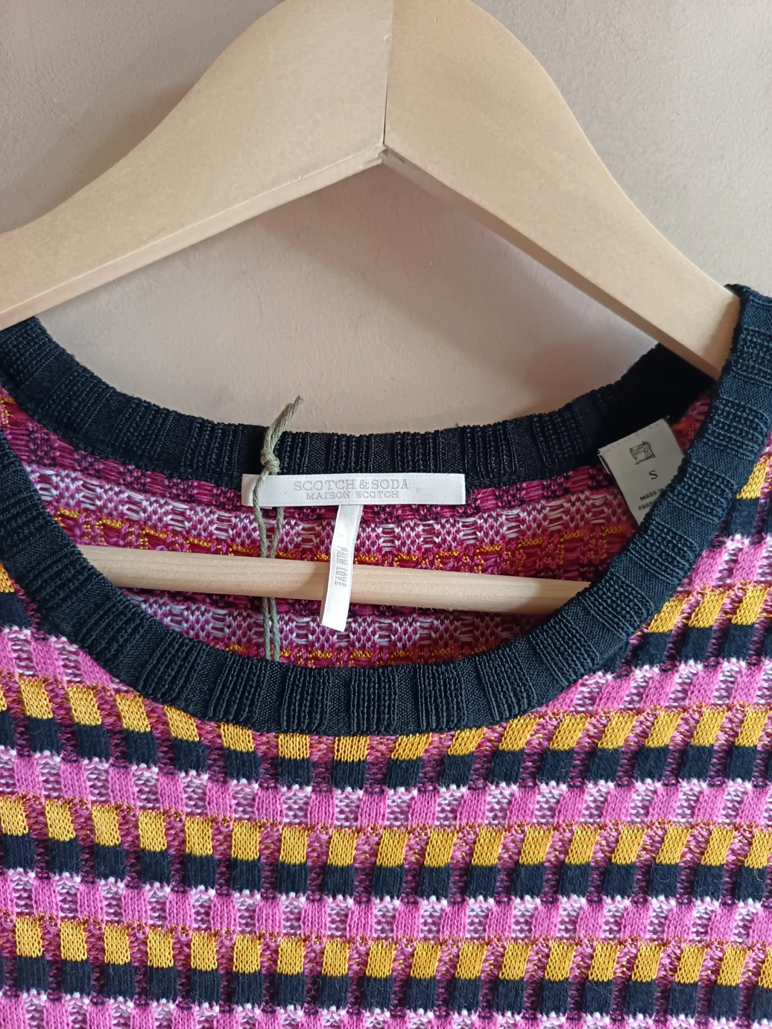 Image for Pull imprimé rétro en laine Scotch & Soda