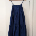Thumbnail for Robe bleue sans manche Uniqlo fille