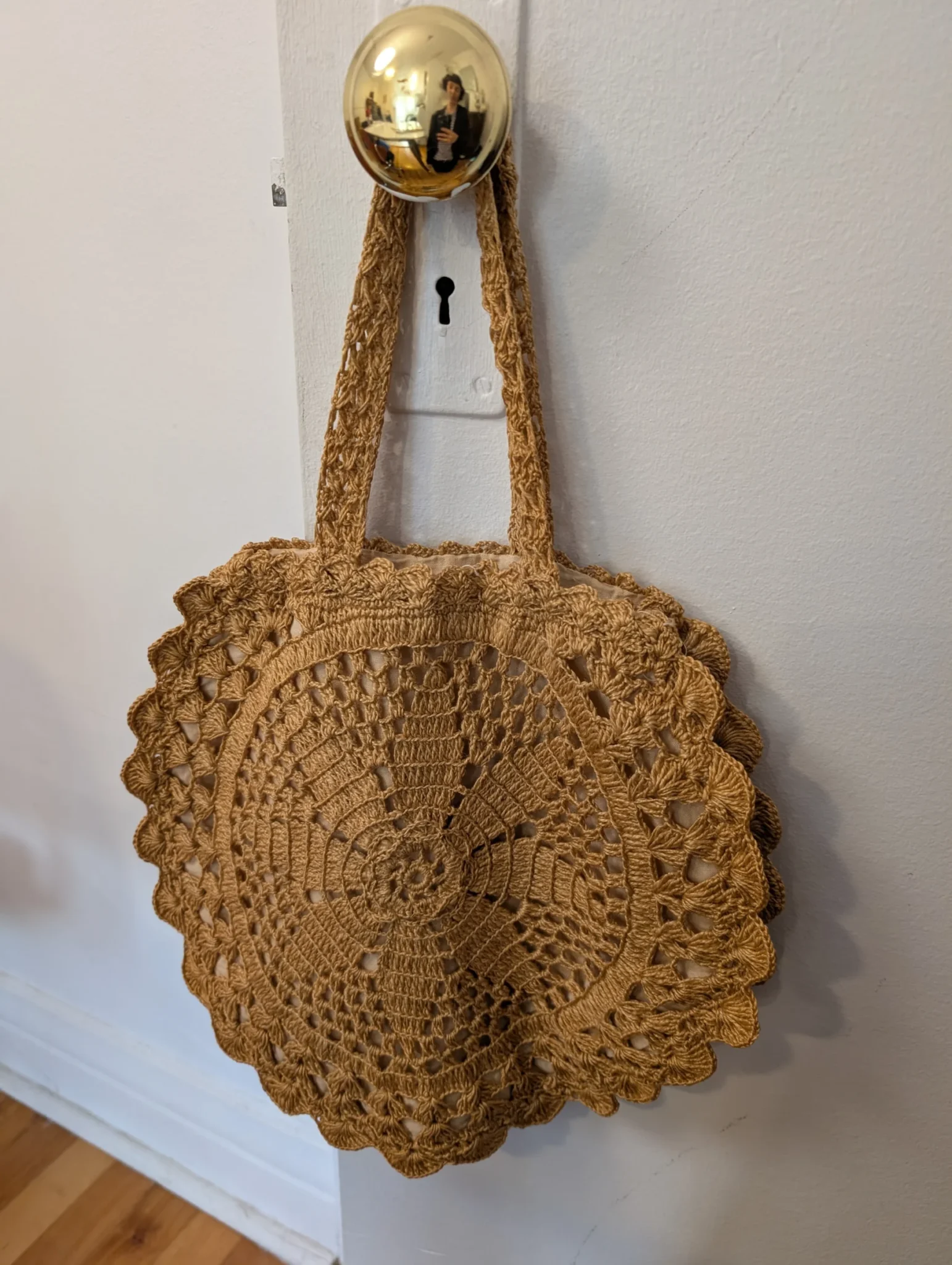 Featured image for Sac en macramé vintage 70's