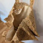 Thumbnail for Sac en macramé vintage 70's