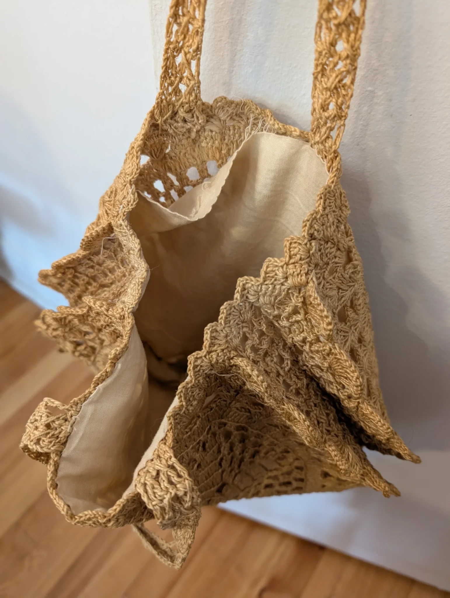 Image for Sac en macramé vintage 70's