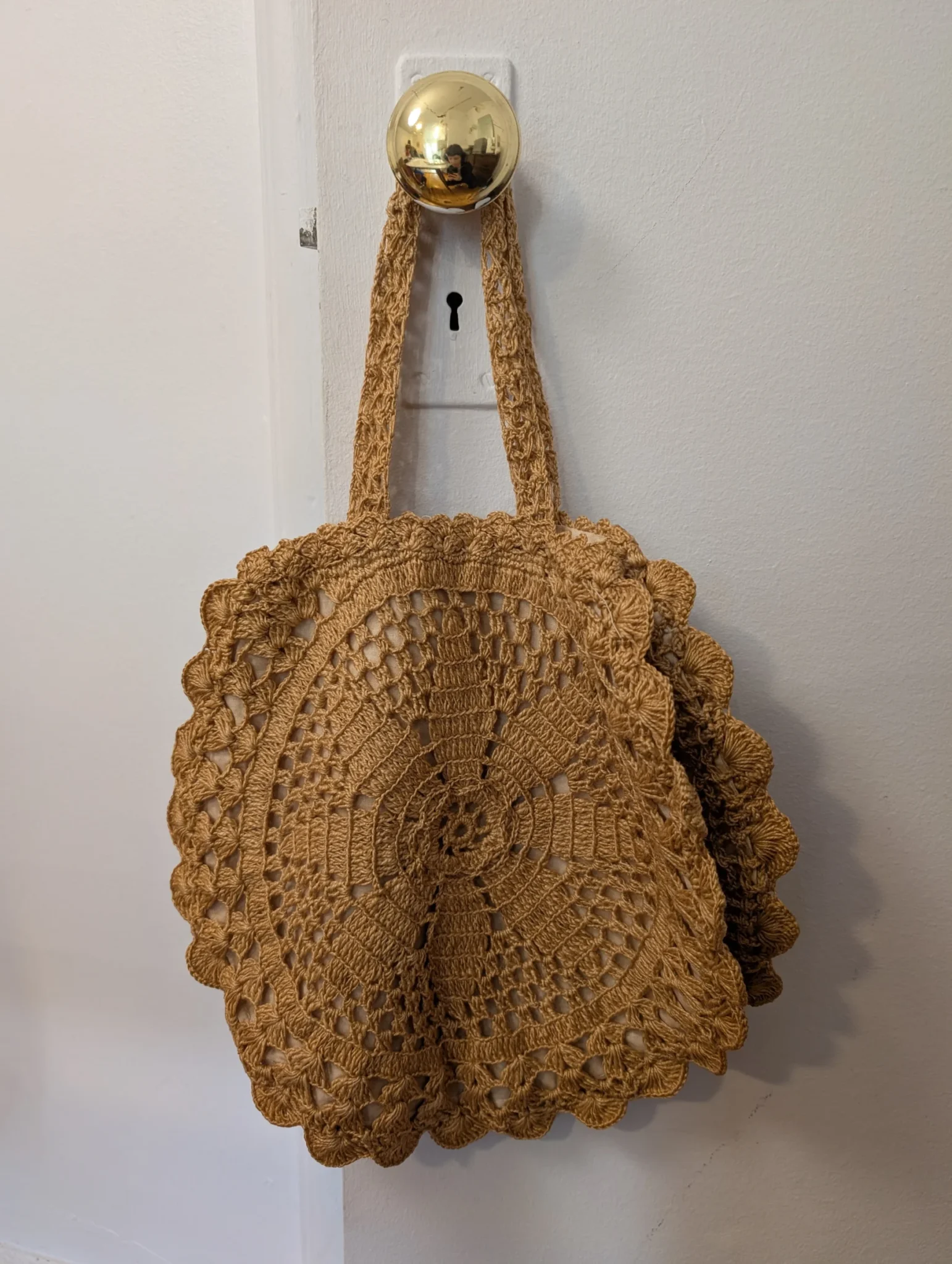Image for Sac en macramé vintage 70's