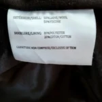 Thumbnail for Vintage Winter Coat, 50% wool, charcoal grey, Niccolini