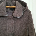 Thumbnail for Vintage Winter Coat, 50% wool, charcoal grey, Niccolini