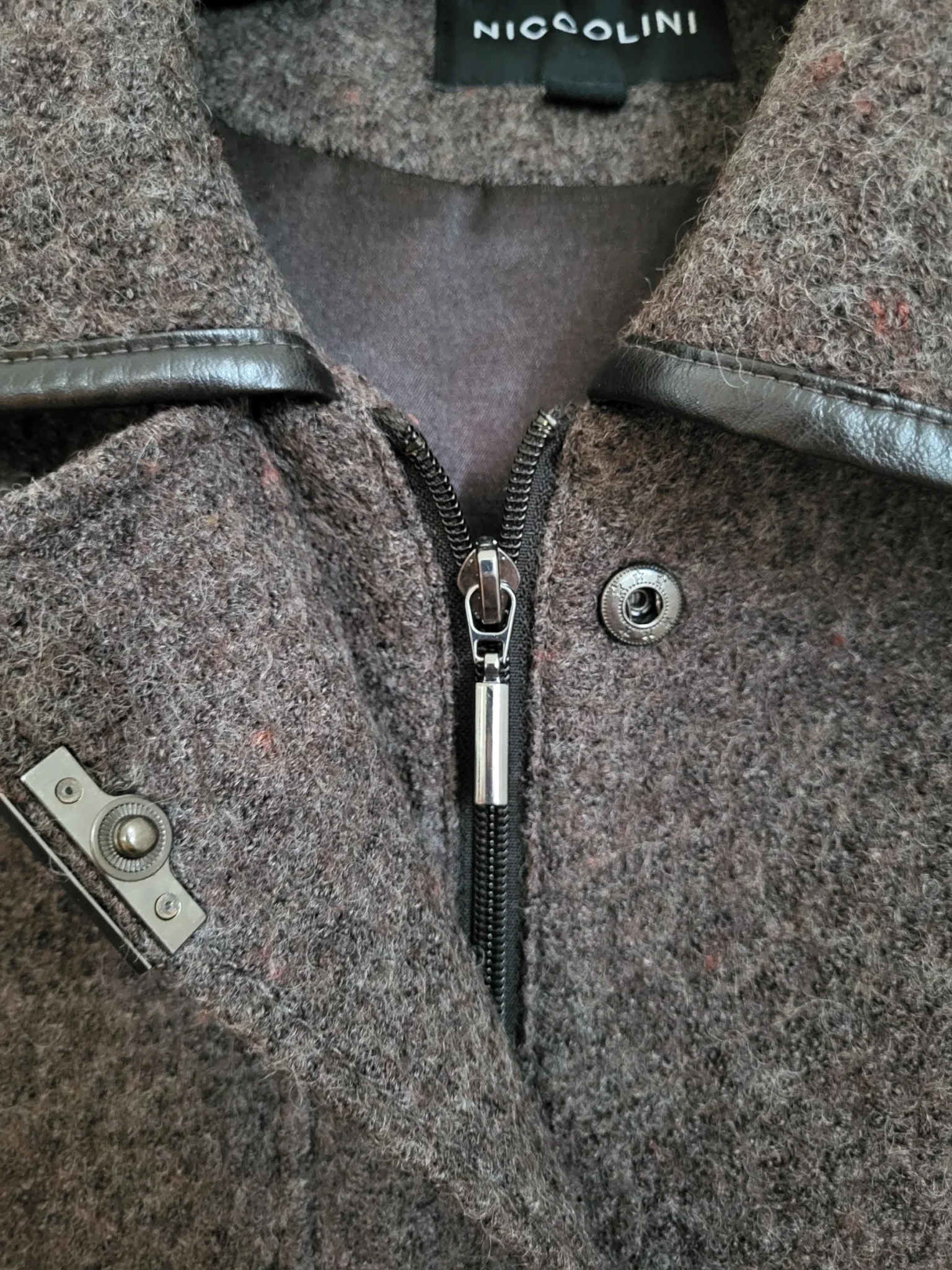 Image for Vintage Winter Coat, 50% wool, charcoal grey, Niccolini
