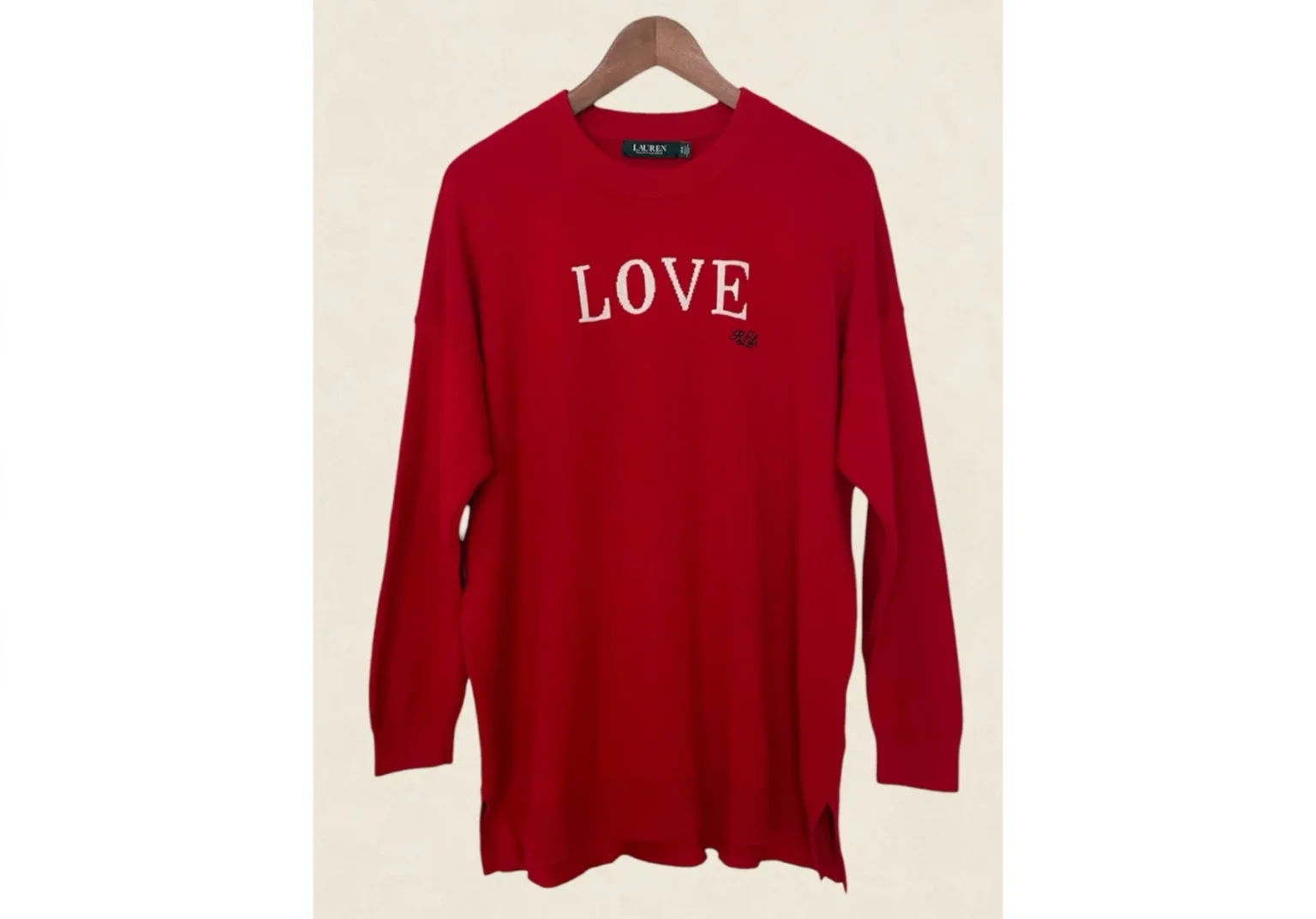 Image for Lauren Ralph Lauren LOVE jumper – Cotton and modal