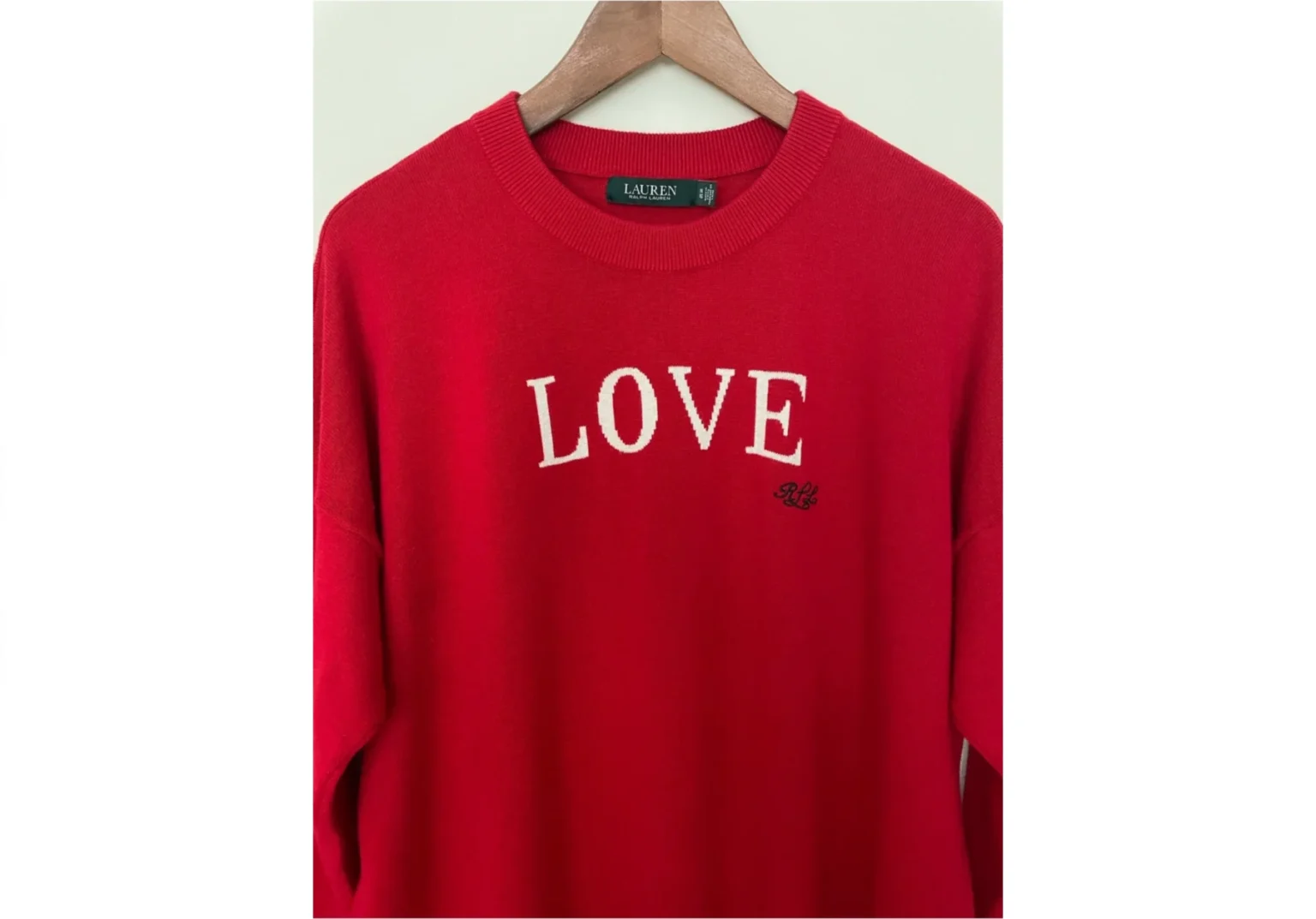 Image for Lauren Ralph Lauren LOVE jumper – Cotton and modal