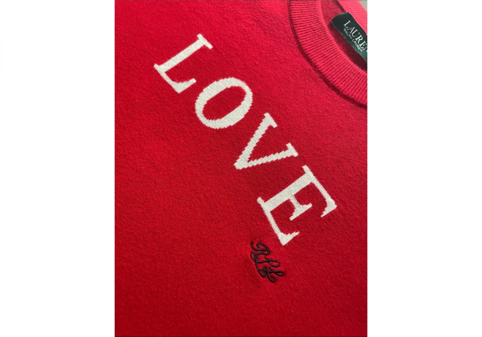 Image for Lauren Ralph Lauren LOVE jumper – Cotton and modal