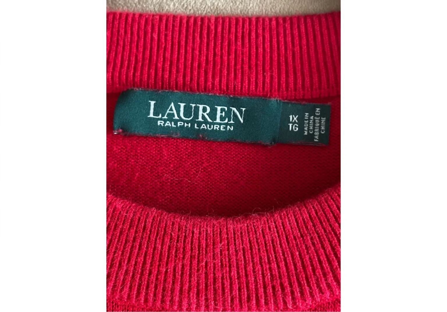 Image for Lauren Ralph Lauren LOVE jumper – Cotton and modal