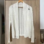 Featured thumbnail for Comfortable White Abercrombie & Fitch Wool Cardigan
