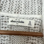 Thumbnail for Comfortable White Abercrombie & Fitch Wool Cardigan
