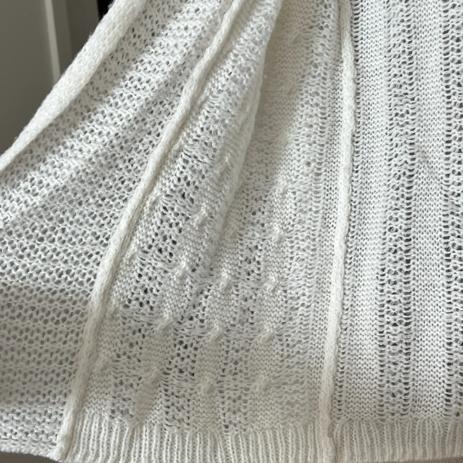 Image for Comfortable White Abercrombie & Fitch Wool Cardigan