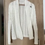 Thumbnail for Comfortable White Abercrombie & Fitch Wool Cardigan