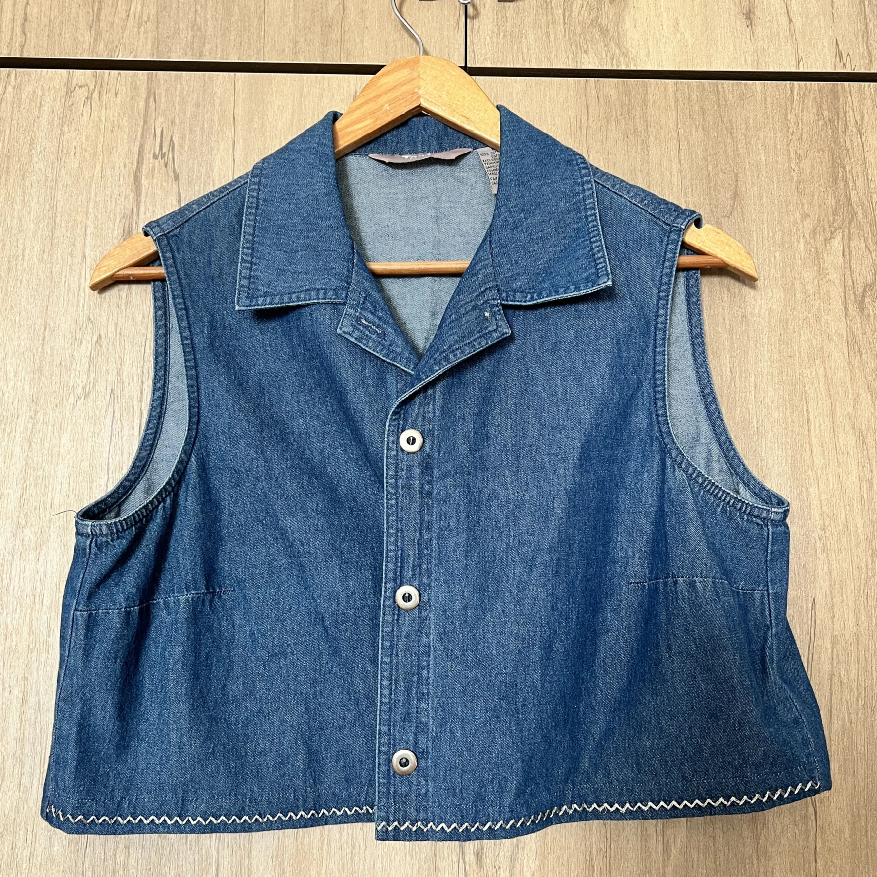 Vintage sleeveless denim blouse *Other seconde main