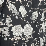 Thumbnail for Zara long floral shirt dress