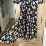 Thumbnail for Zara long floral shirt dress