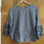 Featured thumbnail for Blue gingham blouse