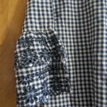 Thumbnail for Blue gingham blouse