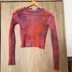 Featured thumbnail for Pink and Mauve Fishnet Top
