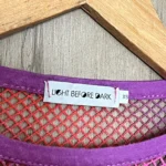 Thumbnail for Pink and Mauve Fishnet Top