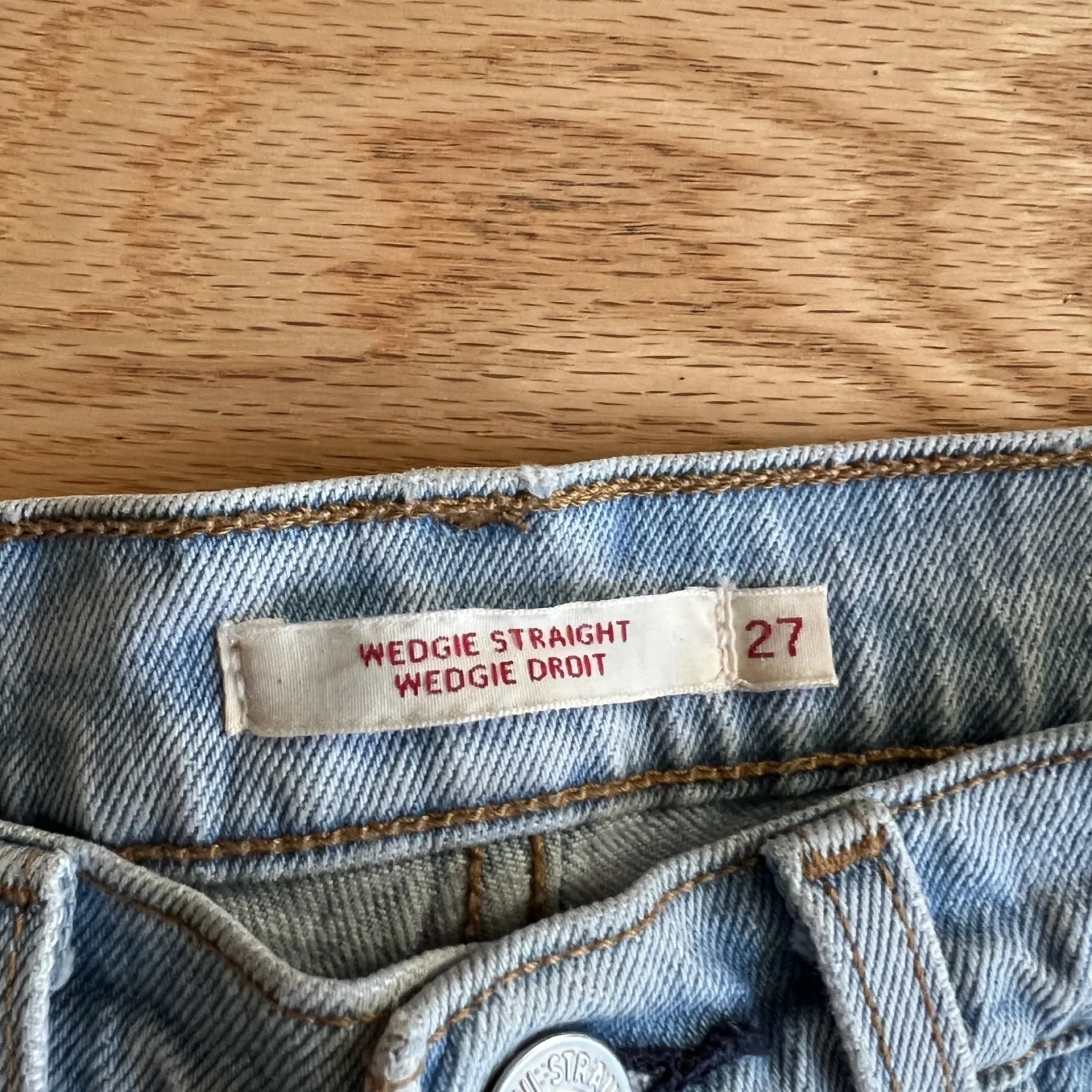 Image for Levis Straight-Leg Wedgie Jeans