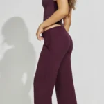 Thumbnail for Medium burgundy garage trousers